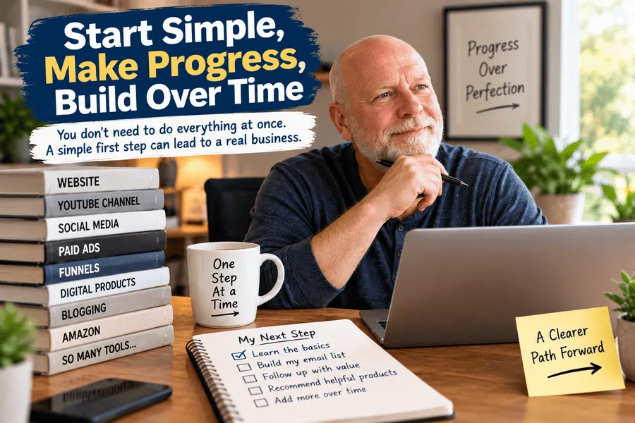 Start Simple, Make Progress, Build Over Time.