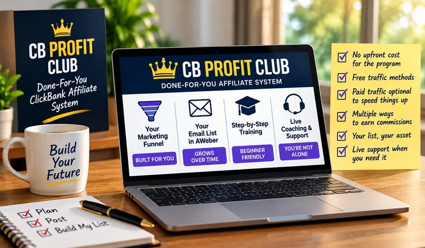 A image display of the ClickBank Profit Club