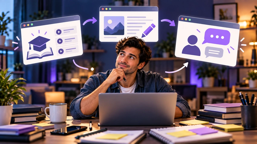 You learn, create and connect with your prospects.