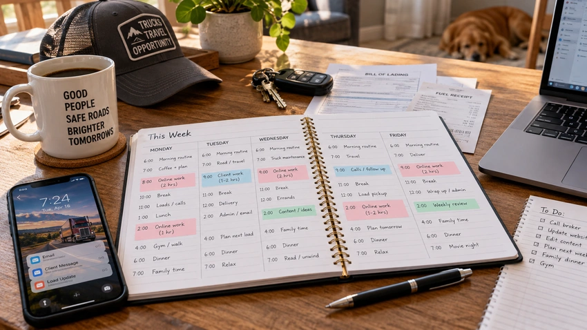  weekly affiliate marketing routine built around real life